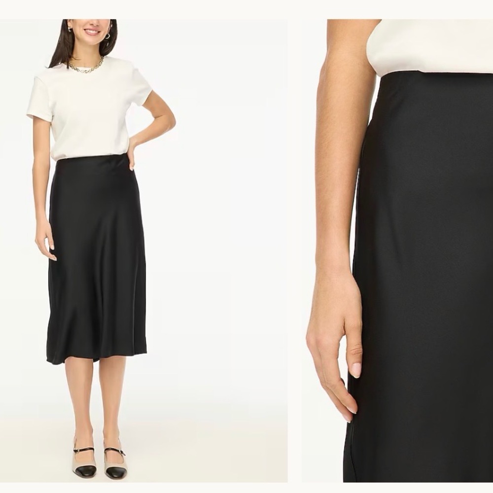J Crew Bias Slip Skirt